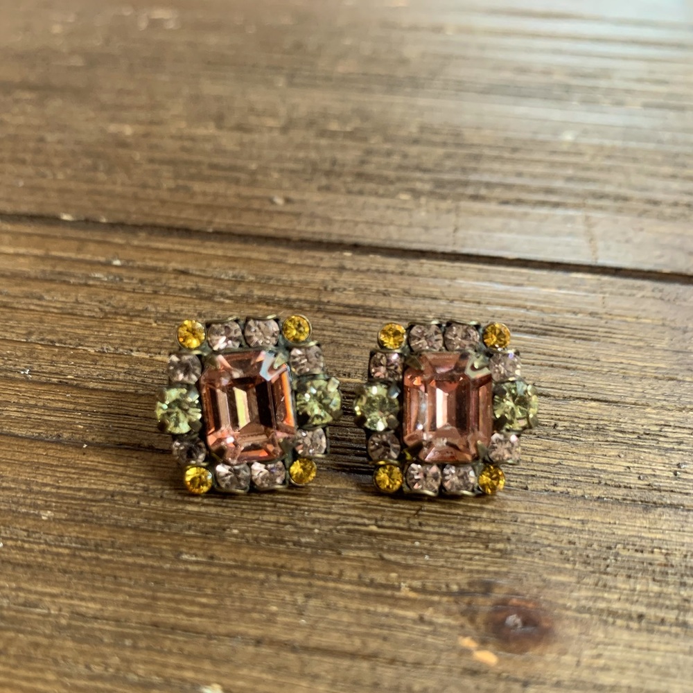 SORRELLI - Pink, Yellow, Green Statement Studs